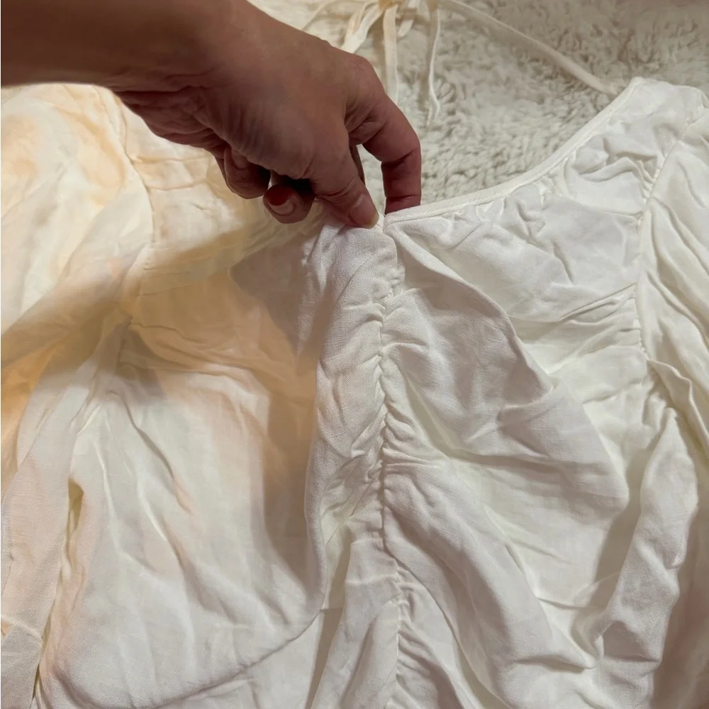 Anthropologie chic cream